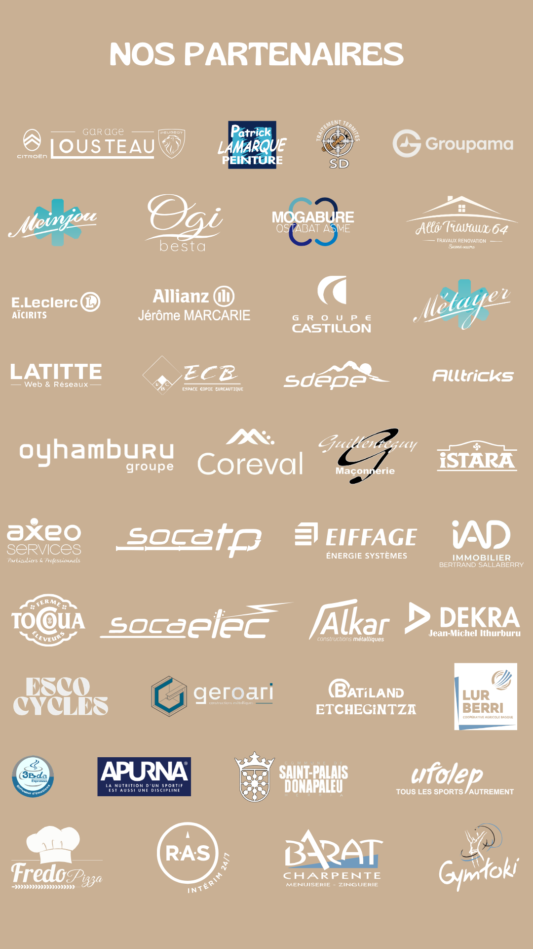 Logos partenaires mobile